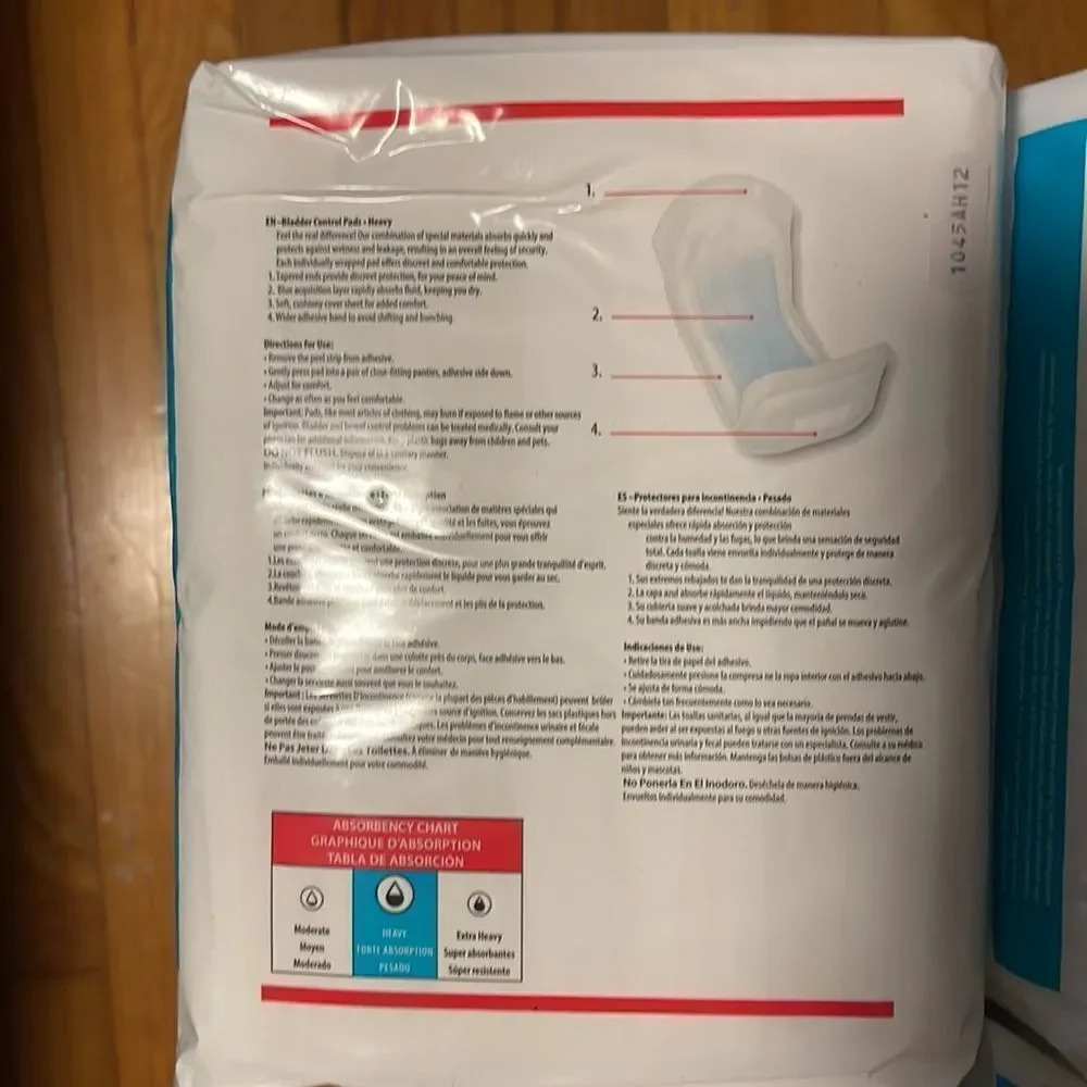 Cardinal Health Bladder Control Pads Heavy Absorbency 4pk - Picture 4 of 6